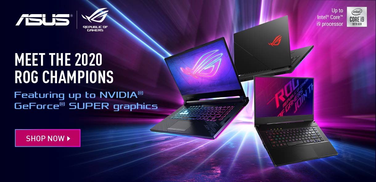 ASUS - Meet the 2020 ROG Champions featuring up to NVIDIA GeForce Super graphics. Shop Now