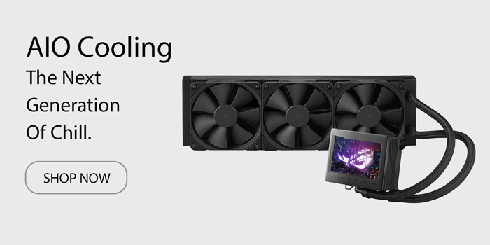 AIO Cooling - The next generation of chill. Shop Now