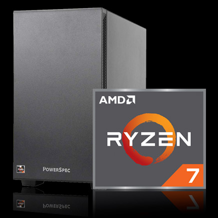 PowerSpec G227 Gaming Computer with AMD Ryzen 7 icon