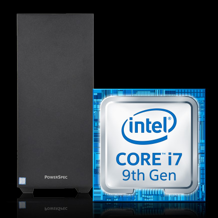 PowerSpec B743 Business Computer Computer with Intel Core i7 9th Gen icon