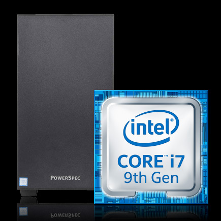 PowerSpec B731 Business Computer Computer with Intel Core i7 9th Gen icon