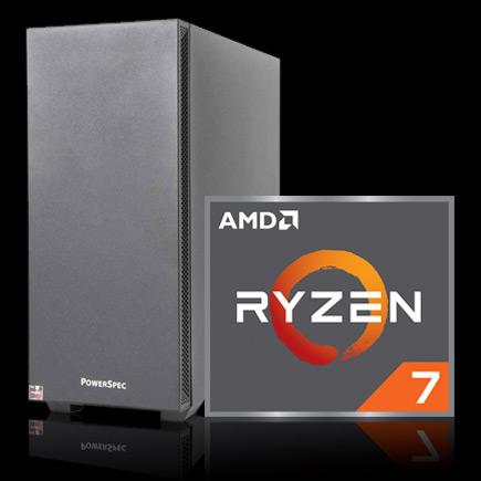 PowerSpec G705 Gaming Computer with AMD Ryzen 7 icon