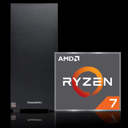 PowerSpec G707 Gaming Computer with AMD Ryzen 7 icon