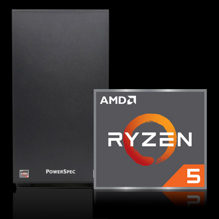 PowerSpec B247 business computer with AMD Ryzen 5 icon
