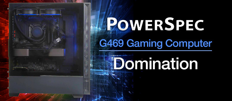 PowerSpec G469 Gaming PC; Intel Core i9 10th Gen 10850K 3.6GHz