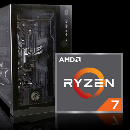 PowerSpec X602 Gaming Computer with AMD Ryzen 7 icon