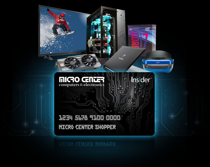 The Micro Center Insider Credit Card