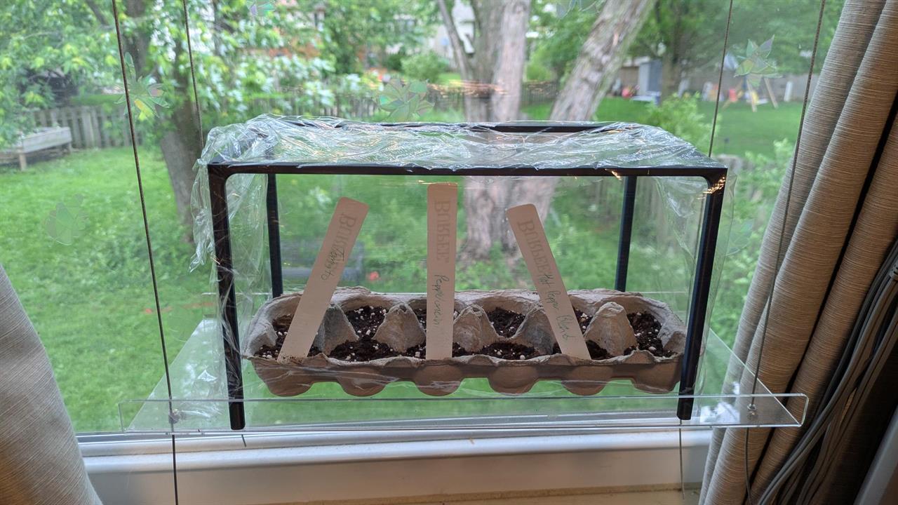 3D printed plant greenhouse