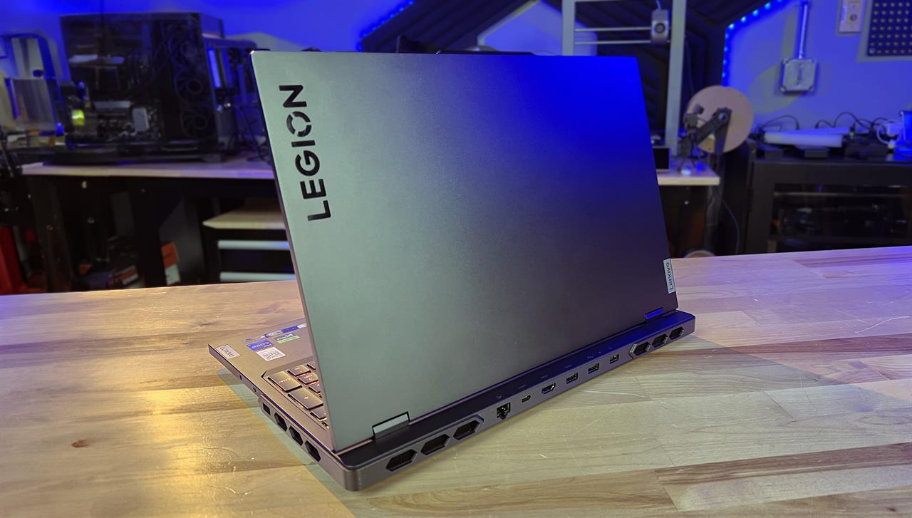 The back lid of the Legion Pro 7i. 