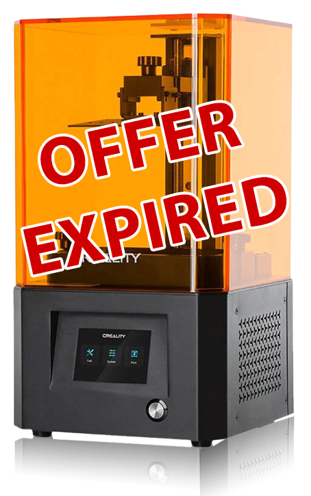 Crealty Resin
3D Printer OFFER EXPIRED