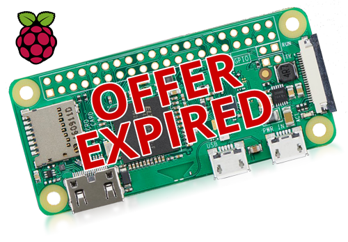 Raspberry Pi Zero W Microcontroller Development Board