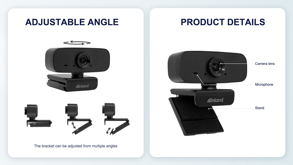 Adjustable Angle. The bracket can be adjusted from multiple angles.