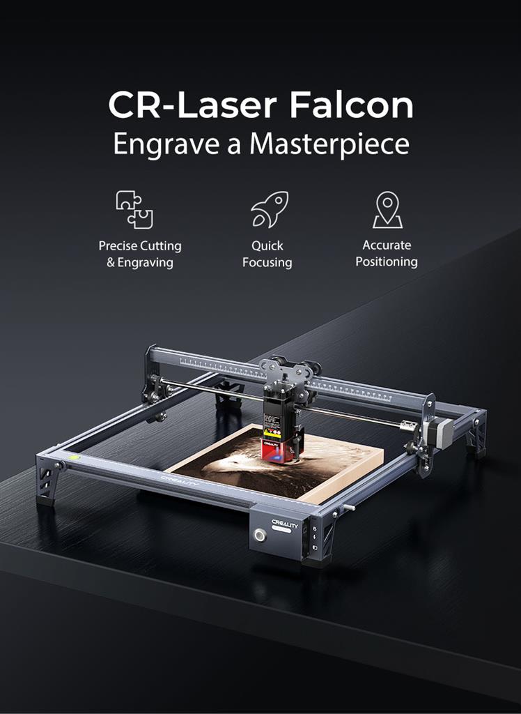 Micro Center on ] Official Creality Laser Engraver CR Falcon