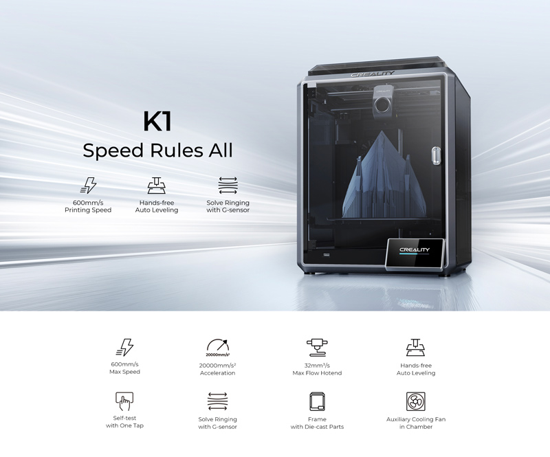 3d Printer Doesnt Printcreality K1/k1 Max 3d Printer - 600mm/s
