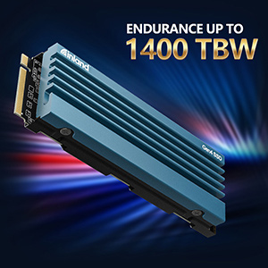 Endurance up to 1400 TBW