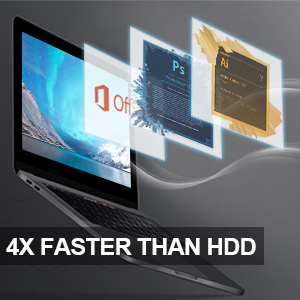 4x faster than HDD