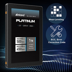 Inland Platinum 1TB SSD 3D TLC NAND SATA III 6Gb/s 2.5