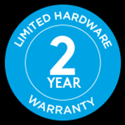 2 Year Limited Hardware Warranty