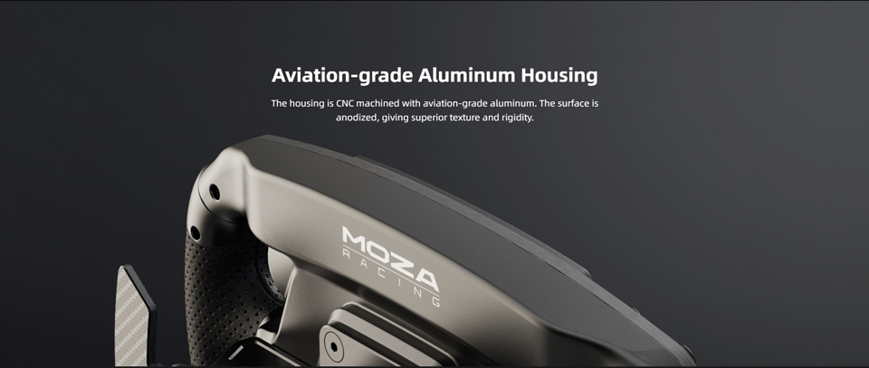 Aviation-grade Aluminum Housing - The housing is CC machined with aviation-grade aluminum. The surface is anodized, giving superior texture and rigidity.