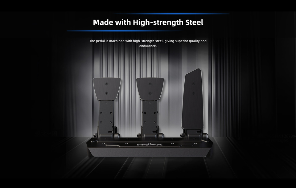 Made with High-strength Steel - The pedal is machined with high-strength steel, giving superior quality and endurance.