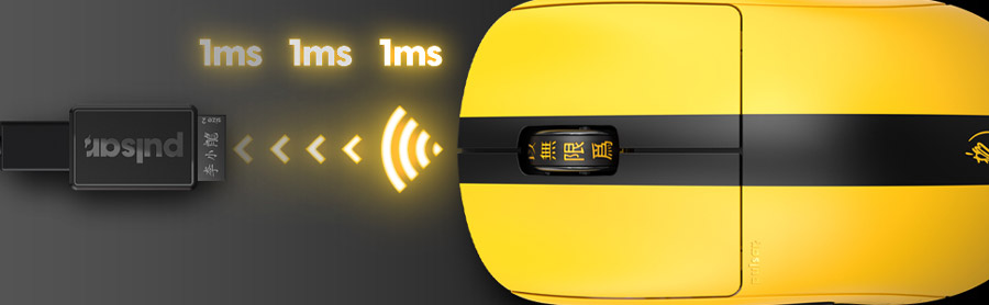 pulsar X2 Bruce Lee Edition Wireless Mouse - Mini - Micro Center