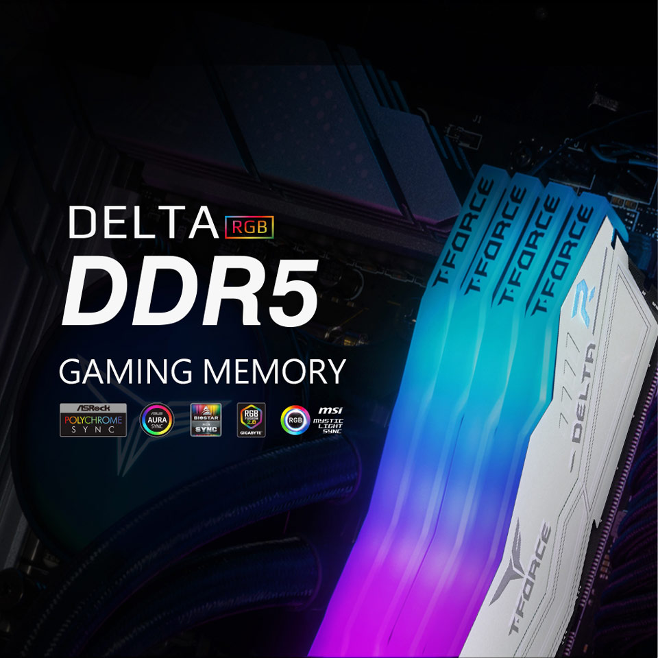 Delta RGB DDR5 Gaming Memory