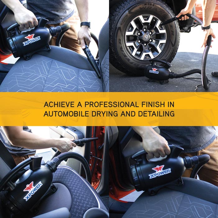Achieve a professional finish in automobile drying and detailing