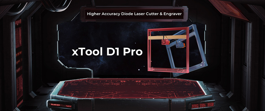 xTool D1 Pro 20W Laser Cutter Engraver Grey XTool, Maker/DIY, Educational
