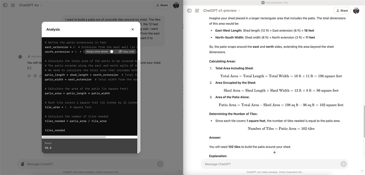 Hands-on with ChatGPT o1-preview, OpenAI's Latest Innovation