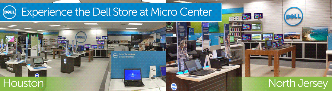 Experience the Dell Store at Micro Center - Houston and North Jersey