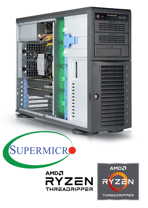 Workstation with AMD CPU