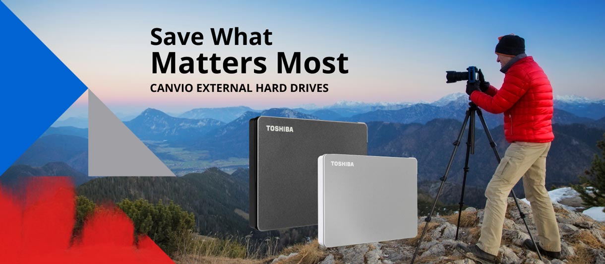 Save What Matters Most - Canvio External Hard Drives