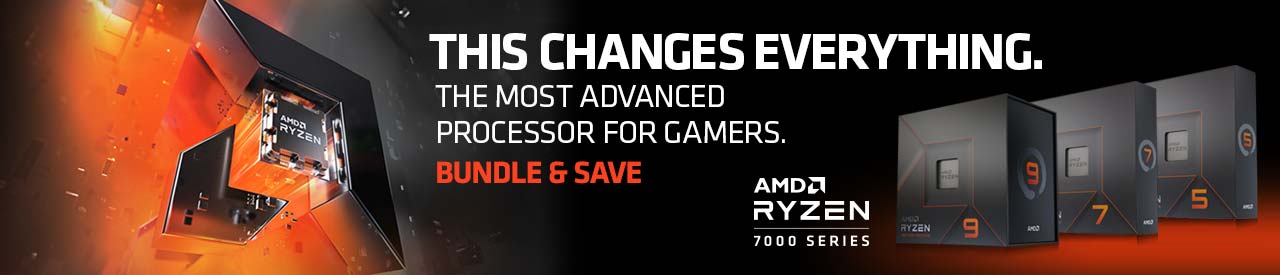 AMD Ryzen 7 Series - This Changes Everything. The most advanced processor for gamers. Bundle & Save.