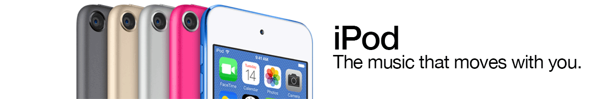 iPod. The music that moves with you.