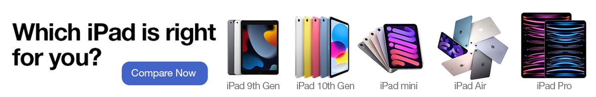 Which iPad is right for you - compare now