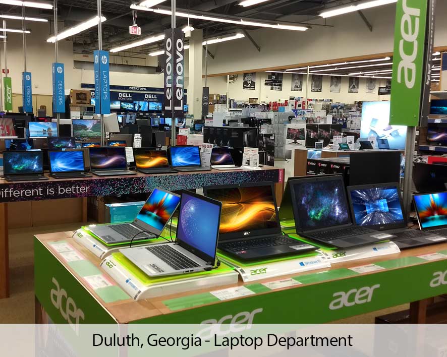 Duluth, Georgia Laptop Department
