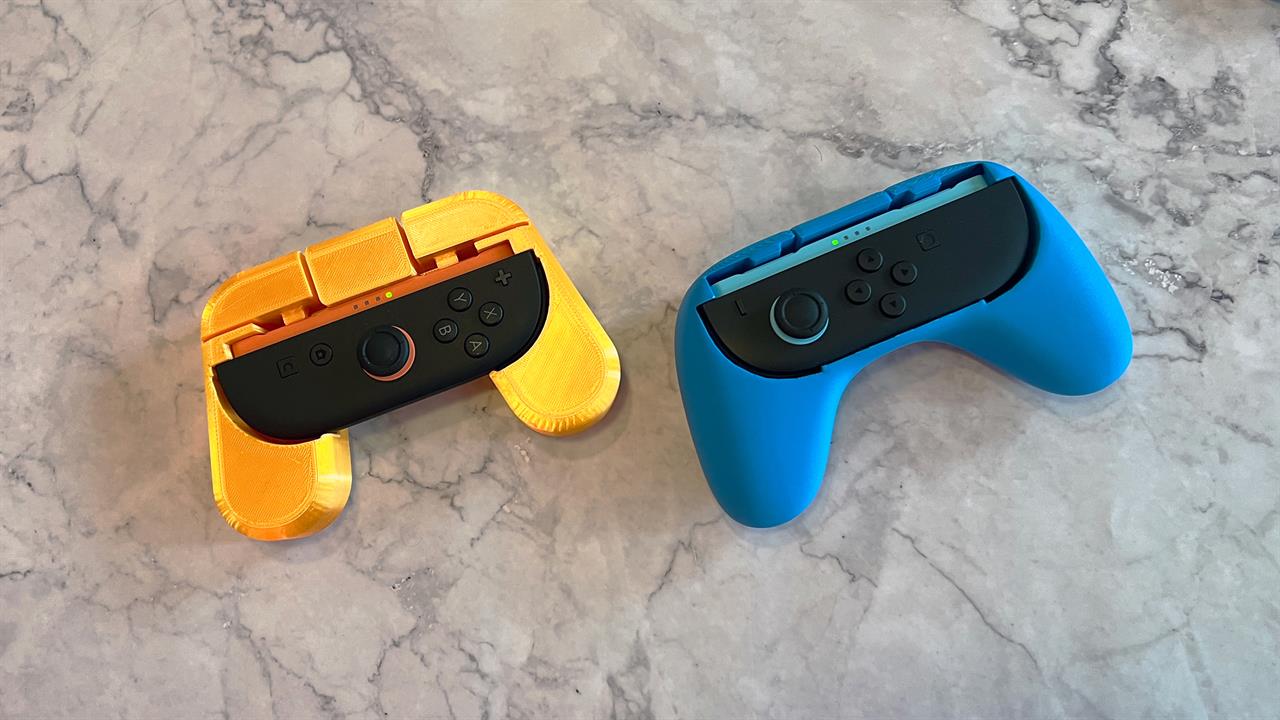 two switch 2 joycons in shells