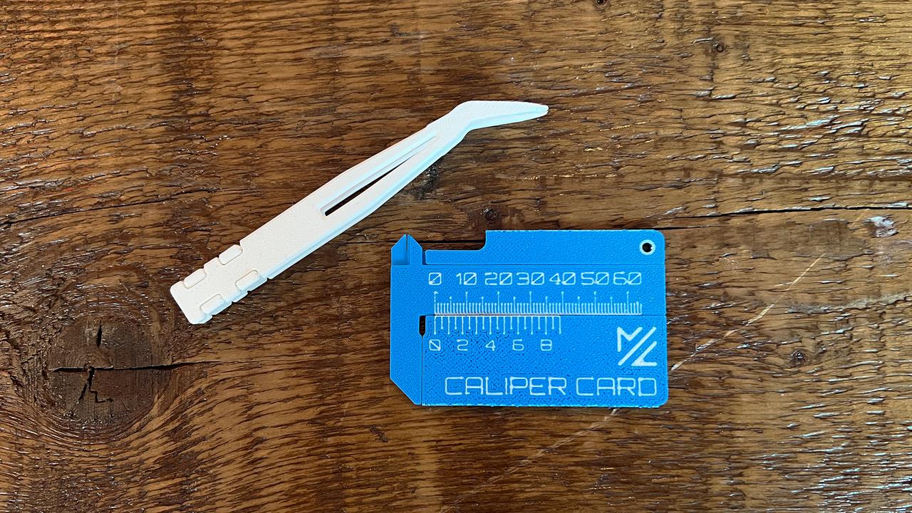 3D printed calipers and tweezers
