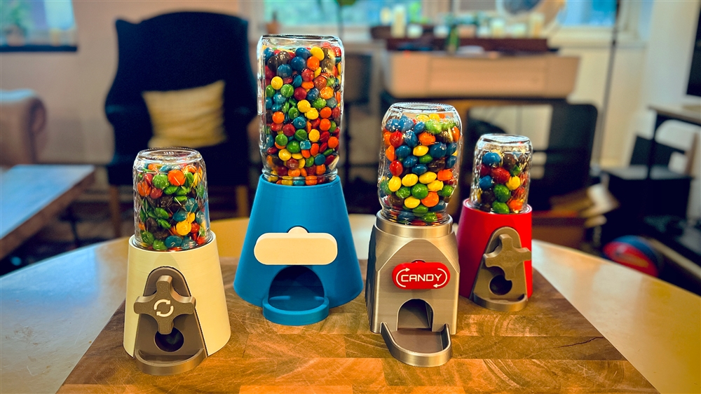 read more about how to make a 3d-printed candy dispenser