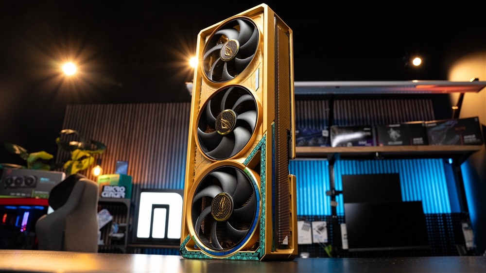 read more about asus and micro center team up for the exclusive asus rog astral geforce rtx 5080 dhahab core oc edition gpu