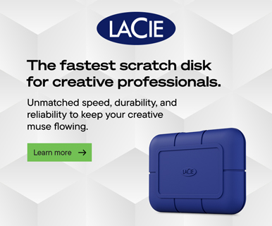 LaCie - The fastest scratch disk for creative professionals. Unmatched speed, durability, and reliability to keep your creative muse flowing. Learn More