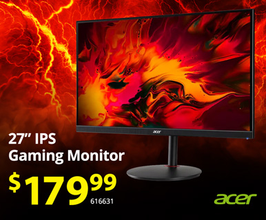 Acer 27 inch IPS Gaming Monitor - $179.99. SKU 616631