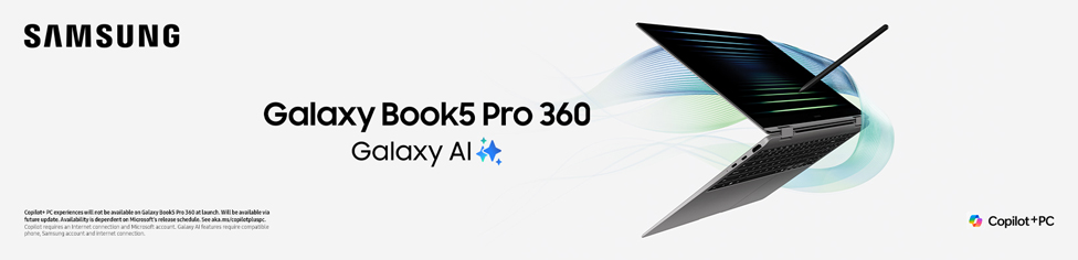 Samsung. Super powerful. Super fast. Super brilliant. Galaxy Book Pro 360