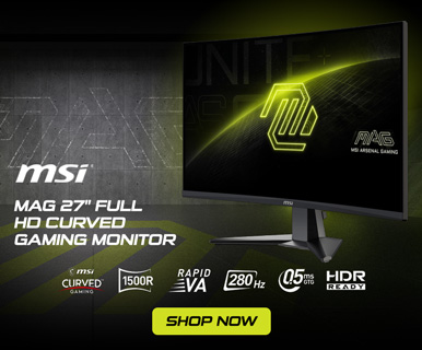MSI MAG 27 inch Full HD Curved Gaming Monitor - SHOP NOW