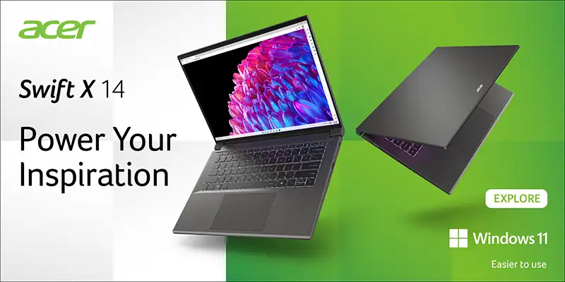 Acer Swift X 14 - Power Your Imagination. Explore