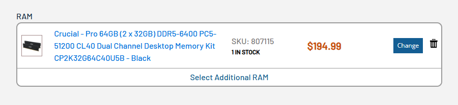 Build with Crucial in the Micro Center Custom PC Builder