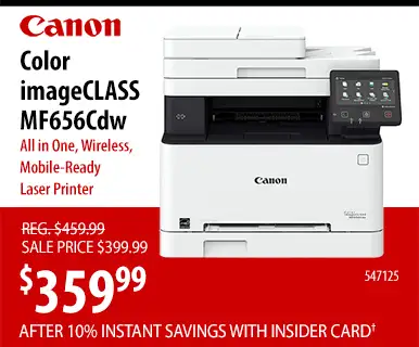 Canon imageCLASS MF264dw II - All in One, Wireless, Mobile-Ready Laser Printer - REG $459.99; $359.99 Price After 10% Instant Savings with Insider Card - SKU 547125