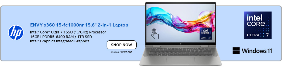 HP ENVY x360 15-fe1000nr 15.6" 2-in-1 Laptop