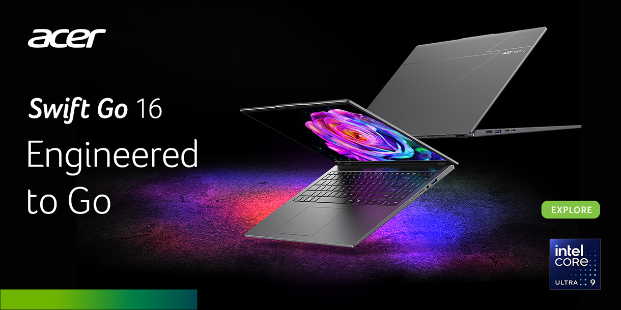 Acer Swift Go 16 - Engineered to Go - Explore