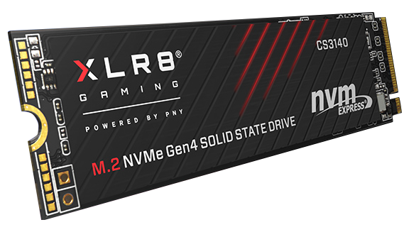 PNY XLR8 CS3140 2TB 3D NAND Flash PCIe Gen 4 x4 NVMe M.2 2280 Internal SSD